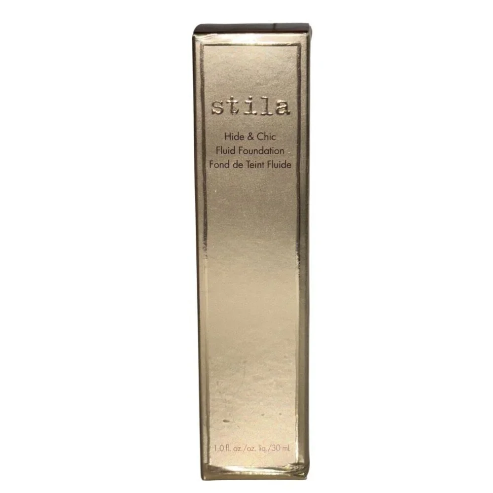 Stila Hide & Chic Fluid Foundation Deep 3 Full Coverage Longwear Natural Finish